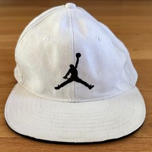 Air Jordan Jumpman Michael Jordan White Hat Cap Youth Kid Size